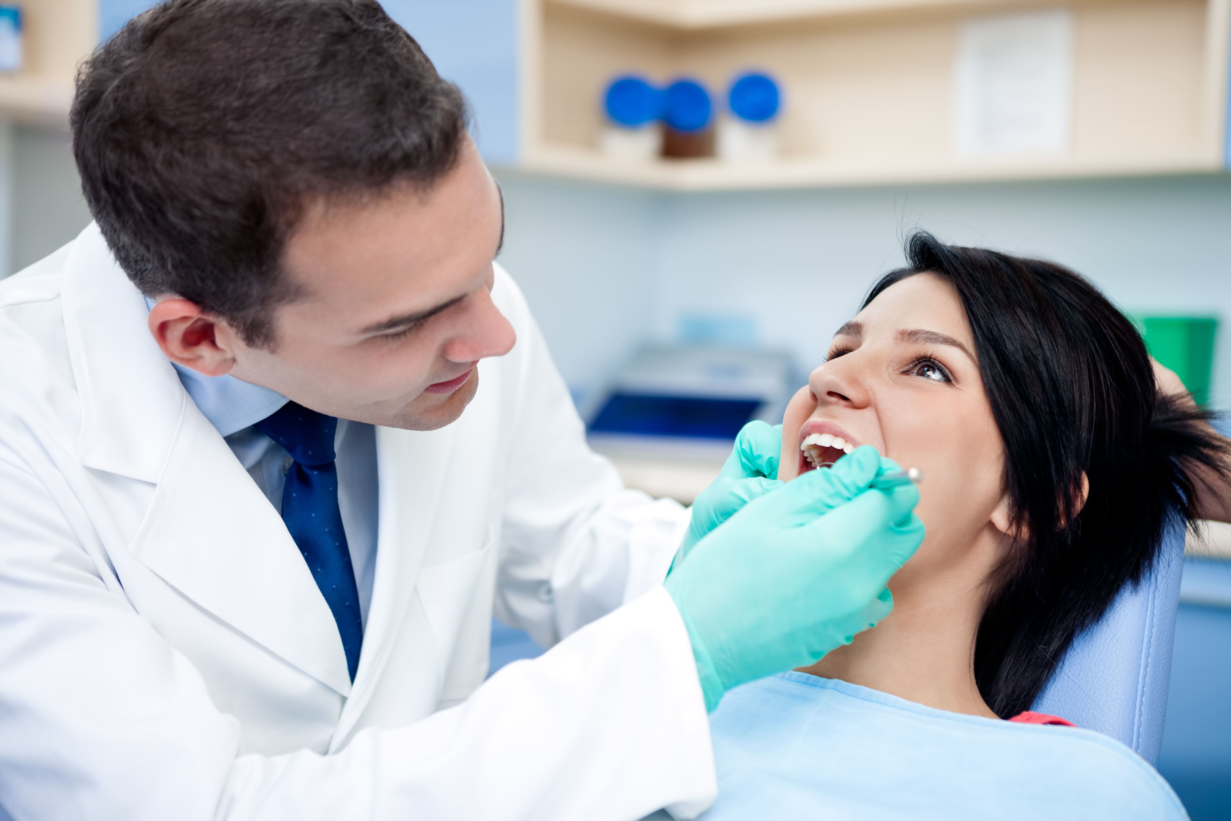 Medical treatment at the dentist office